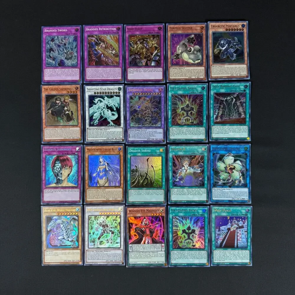 lot of 20 yu-gi-oh! holo cards vintage/modern 1st edition/regular yugioh